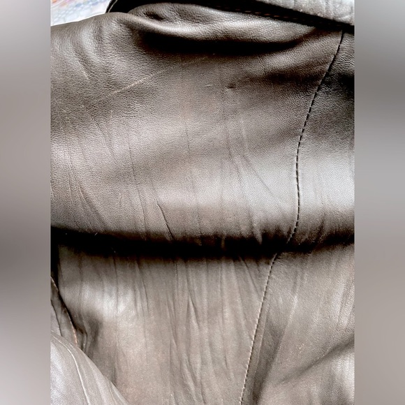 Danier Chocolate Brown Leather Jacket - Picture 7 of 16